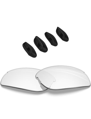 Image of BLAZERBUCK Replacement Lenses & Nose Pads Piece for Oakley RPM Squared OO9257 /RPM Edge OO9250 Sunglass