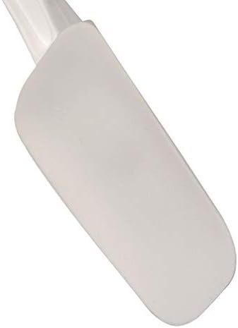 KitchenCraft Flexible Rubber Spatula Spoon, White, 24.5cm