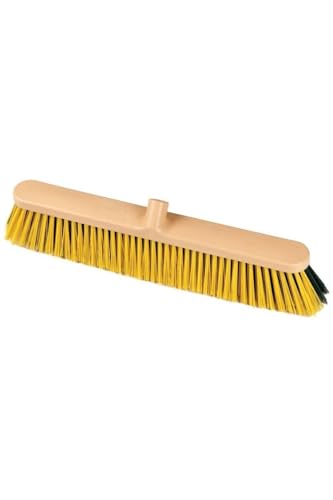 6252 Sert Plastik Bahçe Süpürme Çalı Fırçası, 50 cm