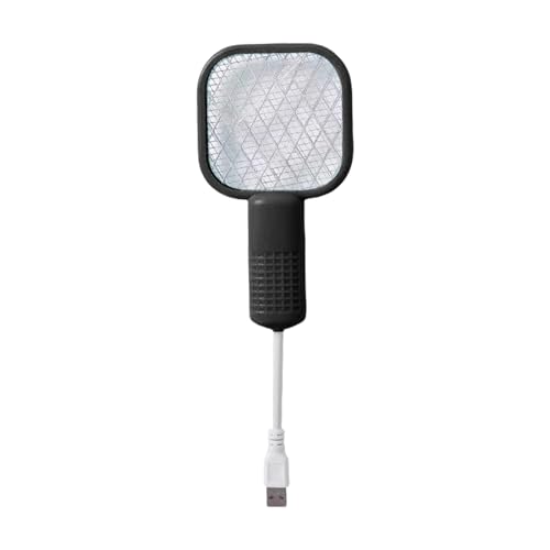 Syengery Matamoscas Eléctrico | Raqueta Electrocudadora De Moscas,Trampa de Malla Segura Lámpara para Exterior Jardín Camping Dormitorio Cocina
