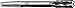 F&D Tool Company 68066 Carbide Tipped Chucking Reamer, Taper Shank, 23/32" Diameter, 2" Shank Diameter, 6 Flutes, 2" Flute Length, 9" Overall Length