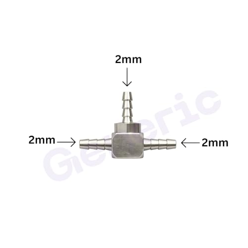 Image of Dental Chair Parts T-Joint 2mm Brass Connector (Pack of 3) | High-Quality, Lightweight & Easy to Install | Compatible with Most Dental Chairs