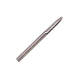 Greenfield Industries - C10032 - CLE-LINE Carbide Bur: Ball-Nosed Tree, SF-7, Single Cut, 3/4 in x 1 in Head, 1/4 in Shank