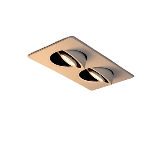 Luces de techo LED para techos bajos focos empotrables negros COB regulables sin reflejos