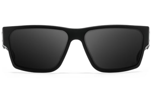 Gatorz Eyewear Jack Carr Delta Sunglasses - Black Frame with Black Tomahawks Logo, Smoke Digitally Optimized Polarized (Opz) Lens - GZ-50-0922