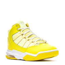 Jordan Max Aura Girls Youth Size 4.0 to 6.0 Dynamic Yellow Citron Tint (Numeric_4)