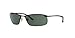 Price comparison product image Ray-Ban Men's Top Bar Sunglasses, Black (006/71 Matte Black), One Size UK