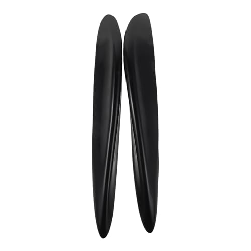 Protectores anticolisión de goma negra STOBAZA de 33 cm con adhesivo resistente al clima