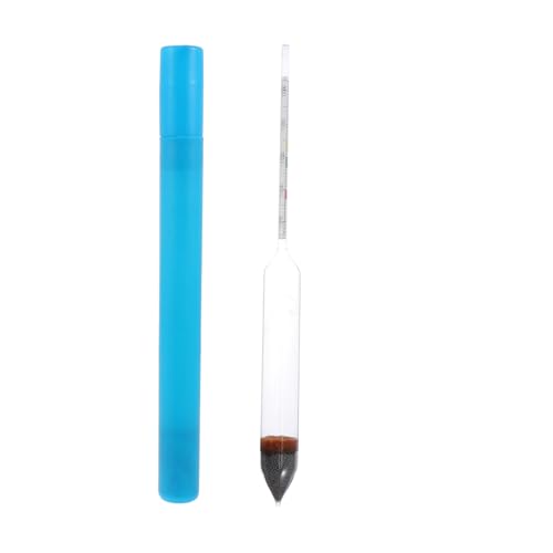 POPETPOP Aquariums Salinity Meter - Glass Hydrometer for Fish Tank Sea Water Density Measurement...