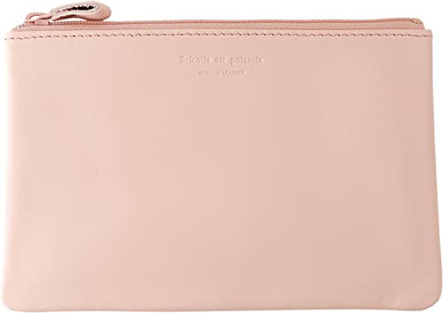 旅行用財布 PポーチM カードケース 収納 小銭入れ 化粧品 トラベル ノワール 本革 ギフト NSL-2303 ベビーピンク