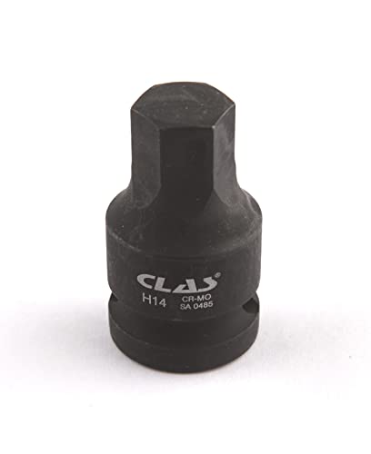 CLAS Equipements casquillo de choque tuerca buje VAG hexagonal 14mm L.43mm 1/2" SA 0485