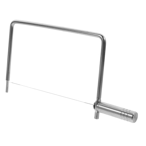 OUNONA Stainless Steel Cheese Slicer Butter Cutter Heavy Duty Tool for Easy Slicing Lightweight Portable Kitchen Essential for Cheese Lovers