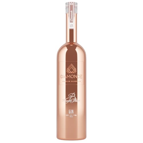 Diamonde Blush Premium Pink Gin - 70cl, 40% ABV - Small Batch Scottish Gin with Strawberry and Raspberry - Luxury Gift Bottle for Cocktails, Gifting & Celebrations