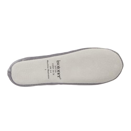 Image of Isotoner Women's Satin Ballerina Slippers with Classic Ribbon Bow and Suede Sole