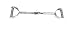 CAP Barbell Straight Pro-Style LAT Bar with Revolving Hangers, 24"