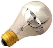 (Pack of 12) Halco 60W A19 CL SIL Bowl 130V Prism A19CL60/SB 60w 130v Incandescent Clear Silver Bowl Prism Lamp Bulb