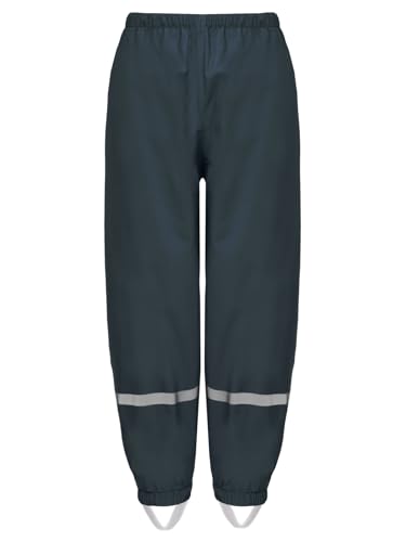 Boys Girls Water Resistant Cargo Rain Pants Kids Windproof Reflective Trousers Lightweight Outdoor Rainwear4