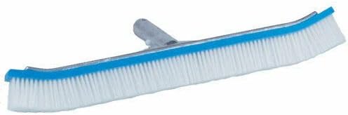 Pentair R111316 902 Aluminum Back Curved Brush with White Polypropylene Bristles, 18-Inch