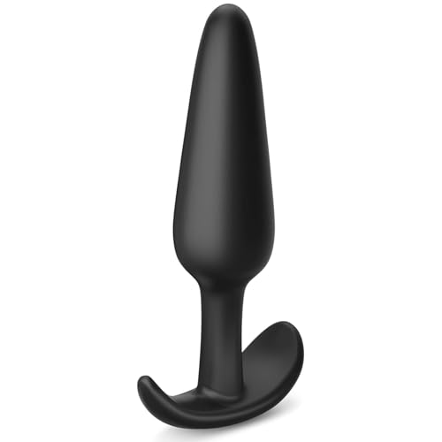 Analplug Butt Plug Anal Plug LeinSilikon Buttplug SM Sexspielzeug für Frauen und Männer Silikon Analstöpsel Schwarze Analstöpsel Arsch Sexspielzeug SM Adult Anal Expander,