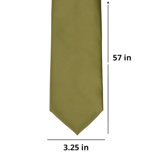 Image of tiemart Premium Solid Color Necktie