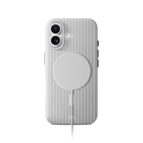 Image of DailyObjects Beam 2.0 Magnetic Protective Case Cover Compatible with iPhone 16 Plus |Magsafe|Camera & Body Protection|Anti Shock,Scratch Resistant|Precise Cutouts Design|Wireless Charging-White
