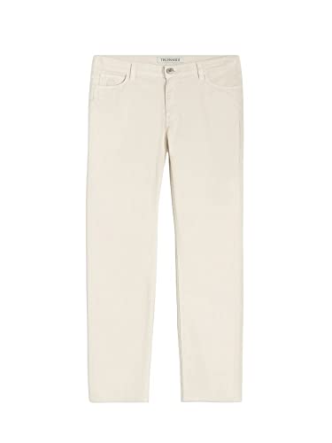 Pantalone Donna Beige Trussardi Jeans l'élégance italienne intemporelle