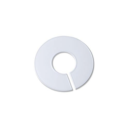 Only Hangers Round Size Dividers (Blank) White Plastic - Pack of 25
