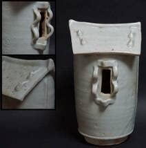 宋時代  青白磁穀倉 置物 影青香炉 越州窯青磁 唐物茶道具 共箱付 古渡 Amazon.co.jp: 閑宋時代 青白磁穀倉 置物 影青香炉 越州窯青磁