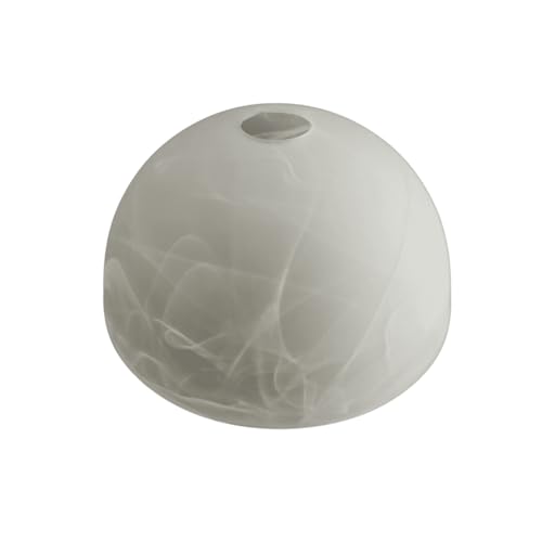 E27 Glas Lampenschirm Ersatz alabasterfarbig – passend für Fischer & Honsel Fluter, Hänge- und Tischlampe – Lampenglas Ersatzschirm Leuchtenschirm Glas Ersatz für Deckenlampe Leuchte