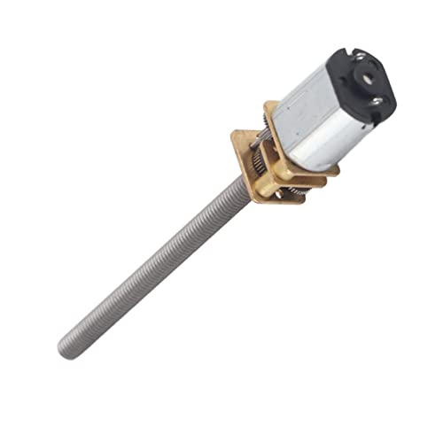 N20 Gear Motor with M4x55mm Spindle - 12V for DIY and Robotics (300RPM)