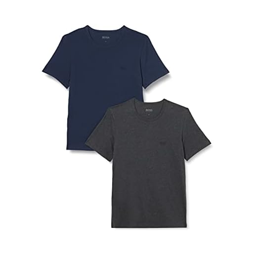 BOSS T-Shirt RN 3P CO, Camiseta Hombre, Multicolor (Open Blue 497), M