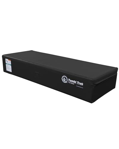 Tumbl Trak Spotting Booster Block Gymnastics Mat, Black