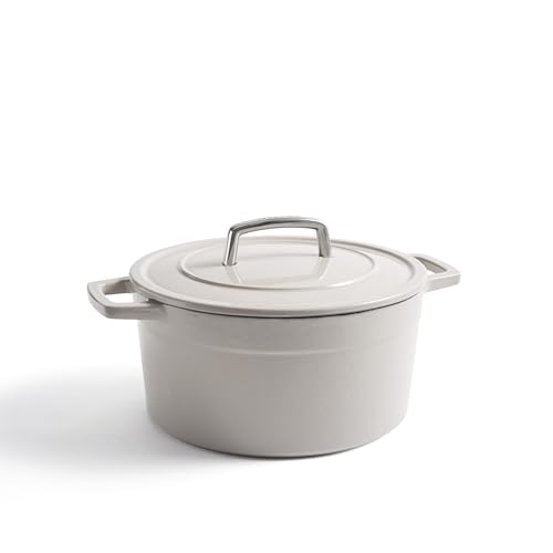 Marthabymarthastewart5qtenameledcastirondutchovenwlidcobblestone  Urban Country Home Decor Martha by martha stewart 5 qt enameled cast iron dutch oven wlid cobblestone  urban country home decor