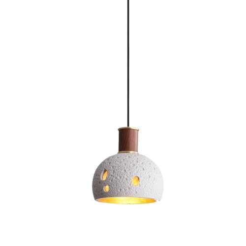 Suspension moderne blanche avec fixation plastique pour un éclairage ciblé
