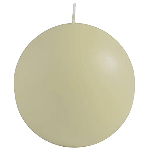 Vela esférica de 80 mm, color champán
