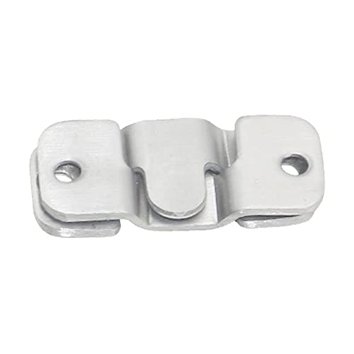 Image of 5Pairs Photo Frame Hook，Interlocking Flush Mount Bracket Picture Hanger，Stainless Steel Picture Hanging Hooks， Heavy Duty Mirror Hanging Buckle Furniture Connector Headboard Wall Mounting Hardw