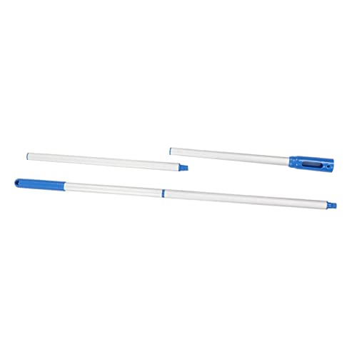Rjrjc Poste telescópico de Aluminio para Piscina, 4 Secciones, Ligero y Duradero, para Limpieza de Piscinas, para Redes desnatadoras, Cabezales de aspiradora, cepillos, 1,6 Metros, 5,2