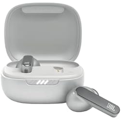 Auriculares JBL Live Pro 2 TWS, auriculares In Ear Bluetooth con cancelación de ruido, 40h de batería, 6 micrófonos, control táctil, resistentes al agua IPX5, Dual Connect & Sync, color plata