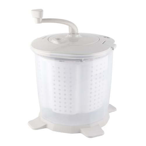 Portable Mini Hand Crank Washing Machine and Spin Dryer for Dormitory Apartment, Manual Hand Clothes Washer for Sock,Underwear