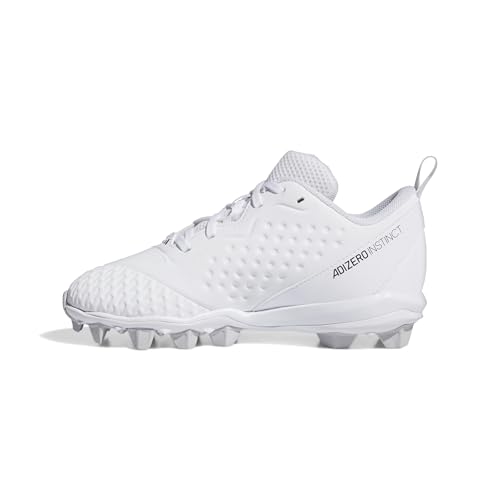 Adidas Unisex-Kids Adizero Instinct Mid Top, White/Black/Team Light Grey, 1