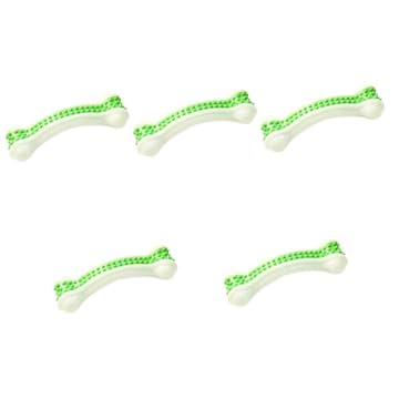 Milisten 5 Unidades cachorro mastigar brinquedo ossinho para cachorros brinquedo cachorros filhote brinquedo molar de estimação brinquedos de boneca ossos boneca de brinquedo gatinho animal