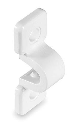 Rubbermaid FG3D30LWWHT White C-Clamp 20 Count - image 1