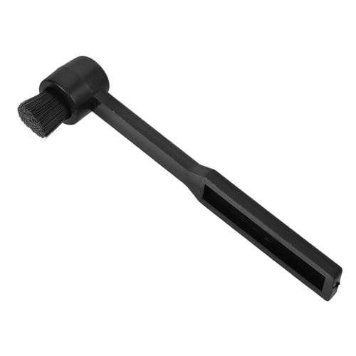 DECORNIJIA 黒色小型レコードクリーナーブラシ 静電気防止 軽量携帯可能 レコード針やビニール盤用ホコリ除去ツール