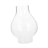 Éclairage confortable : fournit un éclairage lumineux mais doux, créant une ambiance chaleureuse et accueillante dans n'importe quel espace, abat-jour en verre pour lampe à huile, couvercles de lampe en verre
