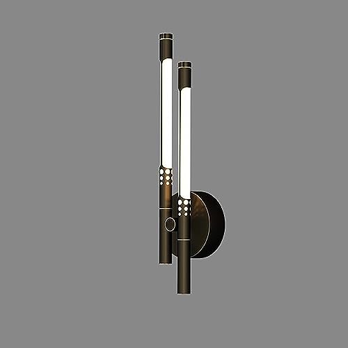 Applique murale LED linéaire noire pour salon et couloir