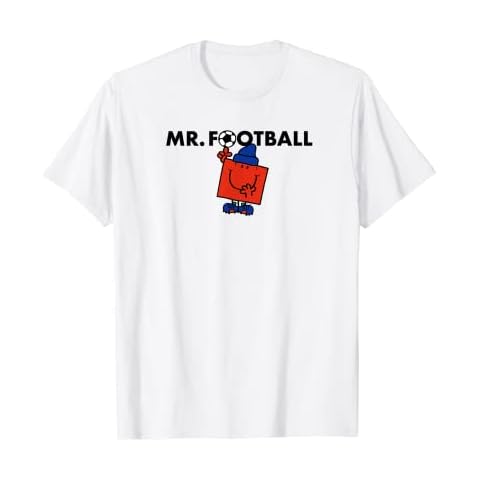 Mr. Men Mr Strong Mr Football T-Shirt Cover