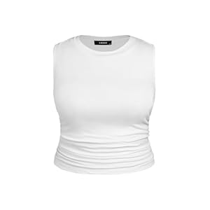 CIDER Sleeveless Ruched Crop Top Curve & Plus