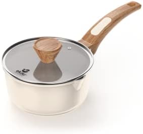 Ekau Essential Sauce Pan with lid 16cm - Ivory
