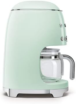 Miniatura 7 de Smeg Cafetera de goteo retro de los años 50 con jarra de vidrio extra (verde pastel)