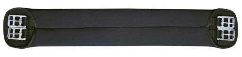 HKM 6281 Softoprensattelgurt, Sattelgurt Softopren Rollenschnallen, Schwarz, 95